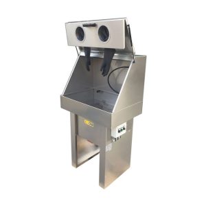 Masina manuala de spalat piese cu apa calda din inox pentru curatare ecologica