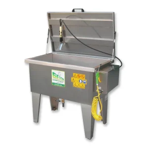 Masina de spalat piese Top Cleaner 160 SM din inox AISI 304 cu pompa dubla si perie dozatoare