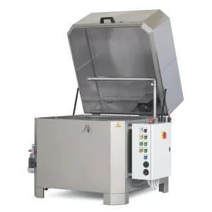 Masina automata de spalat piese Geicos Washer 900 E Power din inox AISI 304, capac deschis